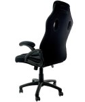Fotel obrotowy CARRERA L Black Fabric OUTLET Lugano