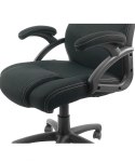 Fotel obrotowy CARRERA L Black Fabric OUTLET Lugano