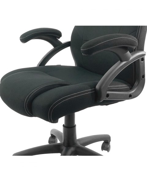 Fotel obrotowy CARRERA L Black Fabric OUTLET Lugano Fotel obrotowy CARRERA L Black Fabric OUTLET Lugano