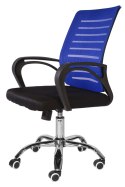 Fotel obrotowy do biurka ARNO BLUE MESH Lugano