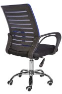 Fotel obrotowy do biurka ARNO BLUE MESH Lugano