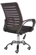 Fotel obrotowy do biurka ARNO PINK OUTLET Lugano