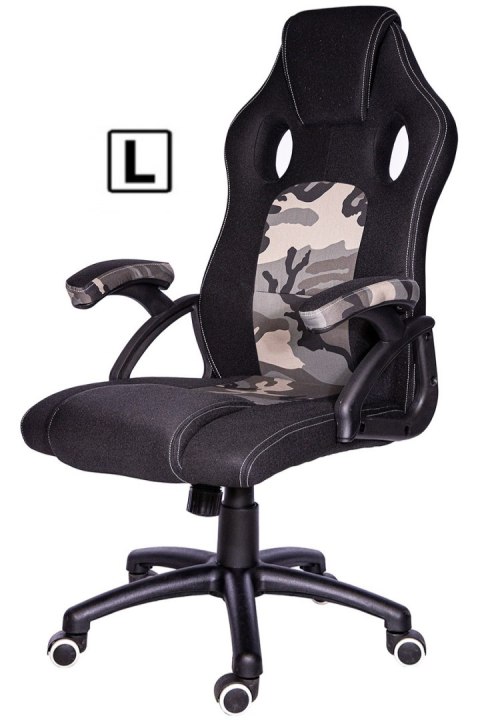 Fotel obrotowy do biurka CARRERA L ARMY FABRIC Lugano Fotel obrotowy do biurka CARRERA L ARMY FABRIC Lugano