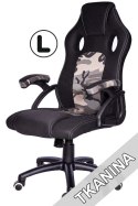 Fotel obrotowy do biurka CARRERA L ARMY FABRIC Lugano