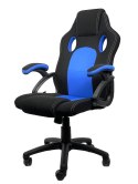 Fotel obrotowy do biurka CARRERA L BLUE FABRIC Lugano