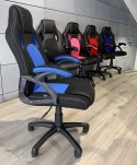 Fotel obrotowy do biurka CARRERA L BLUE FABRIC Lugano