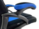 Fotel obrotowy do biurka CARRERA L BLUE FABRIC Lugano