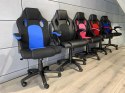Fotel obrotowy do biurka CARRERA L BLUE FABRIC Lugano