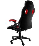 Fotel obrotowy do biurka CARRERA L RED FABRIC Lugano
