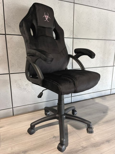 Fotel obrotowy do biurka CARRERA M ALCANTARA BLACK STAR OUTLET Lugano Fotel obrotowy do biurka CARRERA M ALCANTARA BLACK STAR OUTLET Lugano