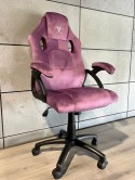 Fotel obrotowy do biurka CARRERA M ALCANTARA PURPLE Lugano