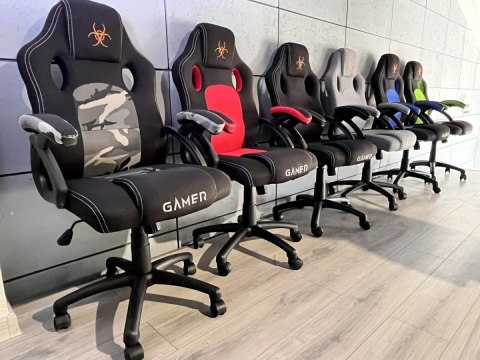 Fotel obrotowy do biurka CARRERA M ARMY FABRIC Lugano Fotel obrotowy do biurka CARRERA M ARMY FABRIC Lugano
