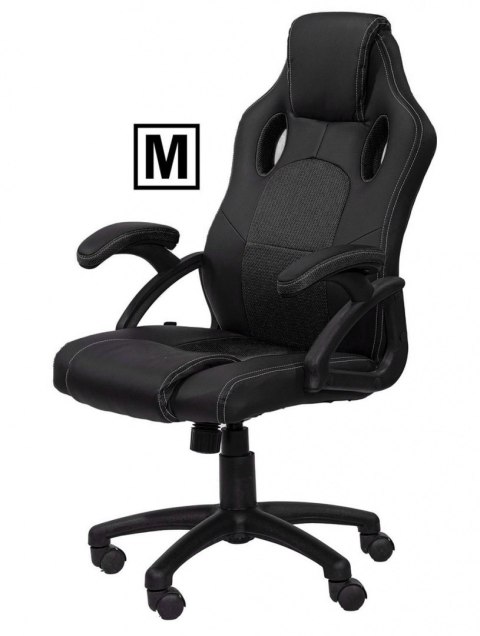 Fotel obrotowy do biurka CARRERA M BLACK PU II GATUNEK Lugano Fotel obrotowy do biurka CARRERA M BLACK PU II GATUNEK Lugano