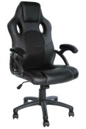Fotel obrotowy do biurka CARRERA M BLACK PU II GATUNEK Lugano
