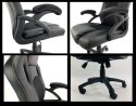 Fotel obrotowy do biurka CARRERA M BLACK PU II GATUNEK Lugano