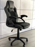 Fotel obrotowy do biurka CARRERA M BLACK PU II GATUNEK Lugano