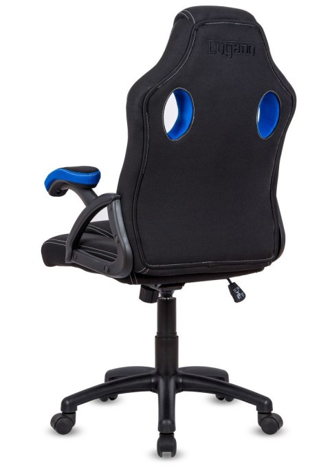 Fotel obrotowy do biurka CARRERA M BLUE FABRIC Lugano Fotel obrotowy do biurka CARRERA M BLUE FABRIC Lugano