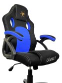 Fotel obrotowy do biurka CARRERA M BLUE FABRIC Lugano