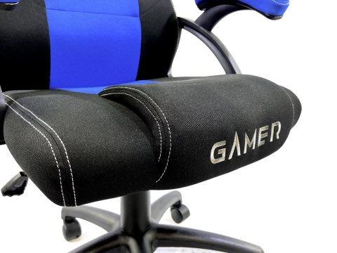 Fotel obrotowy do biurka CARRERA M BLUE FABRIC Lugano Fotel obrotowy do biurka CARRERA M BLUE FABRIC Lugano