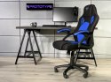 Fotel obrotowy do biurka CARRERA M BLUE FABRIC Lugano