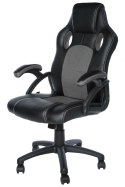 Fotel obrotowy do biurka CARRERA M GRAPHITE PU II GATUNEK Lugano