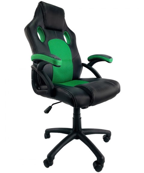 Fotel obrotowy do biurka CARRERA M GREEN PU Lugano Fotel obrotowy do biurka CARRERA M GREEN PU Lugano
