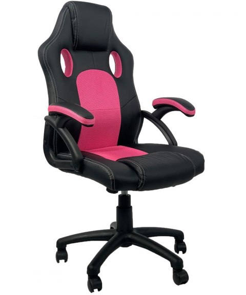 Fotel obrotowy do biurka CARRERA M PINK PU Lugano Fotel obrotowy do biurka CARRERA M PINK PU Lugano
