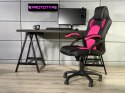 Fotel obrotowy do biurka CARRERA M PINK PU Lugano