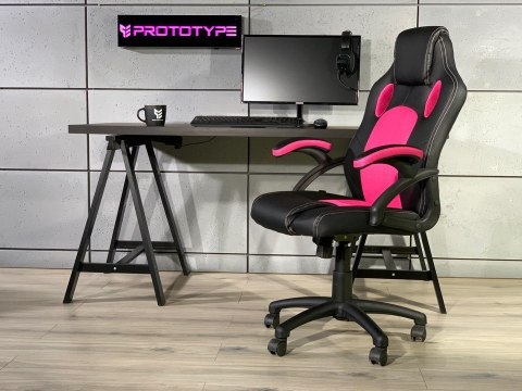 Fotel obrotowy do biurka CARRERA M PINK PU Lugano Fotel obrotowy do biurka CARRERA M PINK PU Lugano