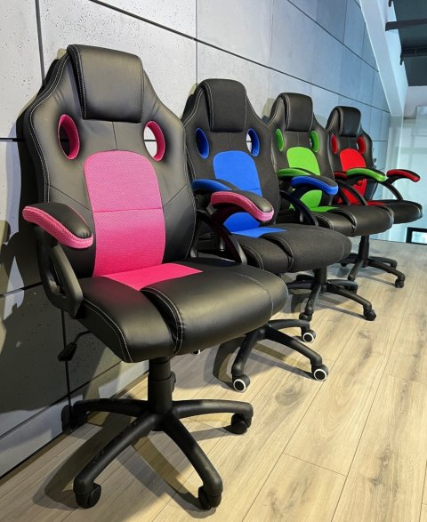 Fotel obrotowy do biurka CARRERA M PINK PU Lugano Fotel obrotowy do biurka CARRERA M PINK PU Lugano