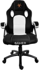 Fotel obrotowy do biurka CARRERA M WHITE FABRIC Lugano