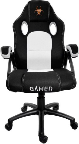 Fotel obrotowy do biurka CARRERA M WHITE FABRIC Lugano