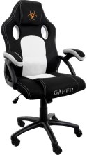 Fotel obrotowy do biurka CARRERA M WHITE FABRIC Lugano