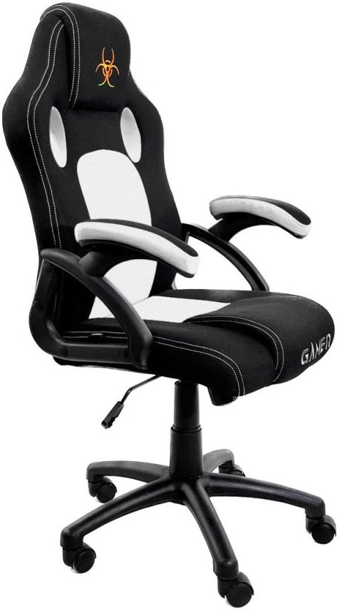 Fotel obrotowy do biurka CARRERA M WHITE FABRIC Lugano Fotel obrotowy do biurka CARRERA M WHITE FABRIC Lugano