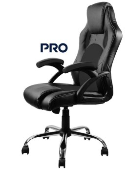 Fotel obrotowy do biurka CARRERA PRO BLACK II GATUNEK Lugano