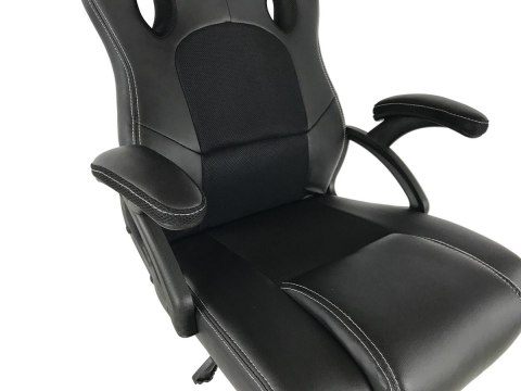 Fotel obrotowy do biurka CARRERA PRO BLACK II GATUNEK Lugano Fotel obrotowy do biurka CARRERA PRO BLACK II GATUNEK Lugano