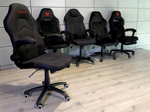 Fotel obrotowy do biurka HYPER BLACK FABRIC SPC Prototype Fotel obrotowy do biurka HYPER BLACK FABRIC SPC Prototype