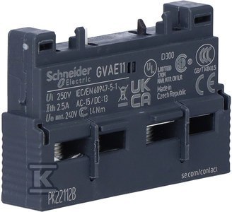 GVAE11 [1Z1R] BLOK STYK.POM.BEZZWŁ.CZO? SCHNEIDER ELECTRIC