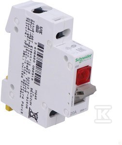 ISW 1P 20A 250VAC-ROZŁ.IZOL.Z LAMP.CZER SCHNEIDER ELECTRIC