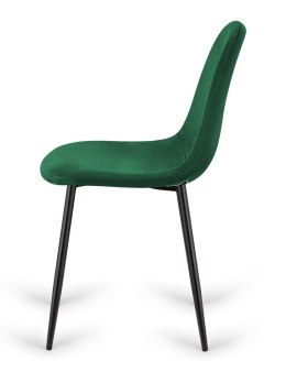 Krzesło tapicerowane GIULIA VELVET GREEN II GATUNEK Lugano