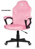Fotel obrotowy do biurka MARIO ALCANTARA CANDY PINK Lugano