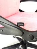 Fotel obrotowy do biurka MARIO ALCANTARA CANDY PINK Lugano
