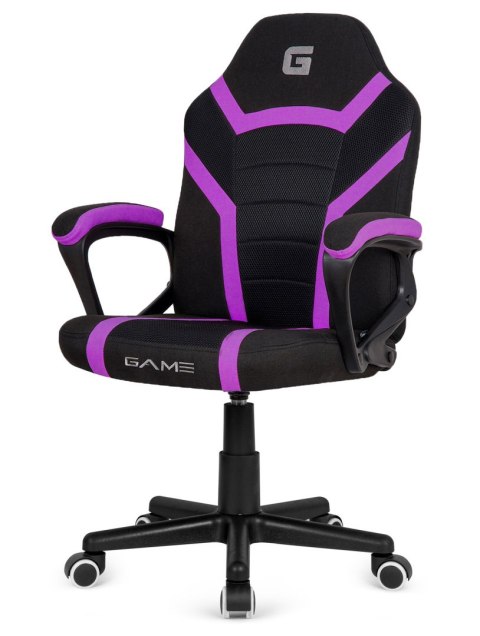 Fotel obrotowy do biurka MARIO BLACK PURPLE Fabric Lugano Fotel obrotowy do biurka MARIO BLACK PURPLE Fabric Lugano