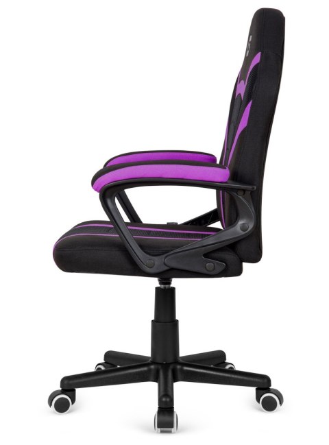 Fotel obrotowy do biurka MARIO BLACK PURPLE Fabric Lugano Fotel obrotowy do biurka MARIO BLACK PURPLE Fabric Lugano