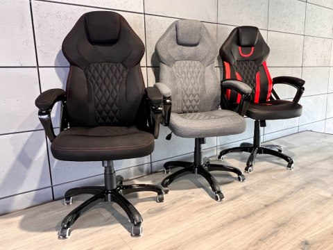 Fotel obrotowy do biurka SPIDER BLACK FABRIC SPC Prototype Fotel obrotowy do biurka SPIDER BLACK FABRIC SPC Prototype
