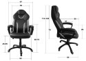 Fotel obrotowy do biurka SPIDER BLACK FABRIC SPC Prototype