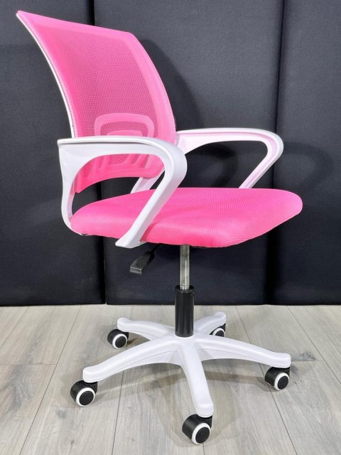 Fotel obrotowy do biurka VENTO PINK MESH Lugano Fotel obrotowy do biurka VENTO PINK MESH Lugano