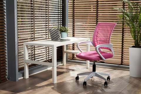 Fotel obrotowy do biurka VENTO PINK MESH Lugano Fotel obrotowy do biurka VENTO PINK MESH Lugano