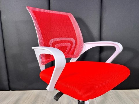 Fotel obrotowy do biurka VENTO RED MESH Lugano Fotel obrotowy do biurka VENTO RED MESH Lugano