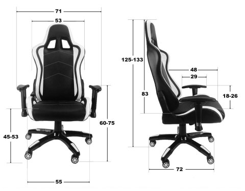 Fotel obrotowy gamingowy DESMO ALCANTARA PRO-XL II gatunek Prototype Fotel obrotowy gamingowy DESMO ALCANTARA PRO-XL II gatunek Prototype